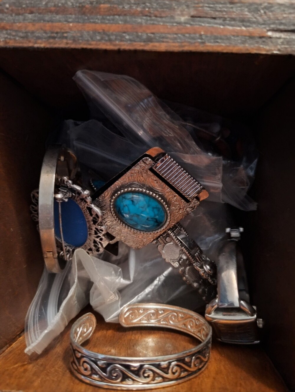 Lot Of Jewelry. Necklace Bracelets Cameo,Watches Etc